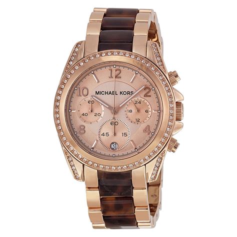 michael kors watch rosegold|rose gold watch with numbers.